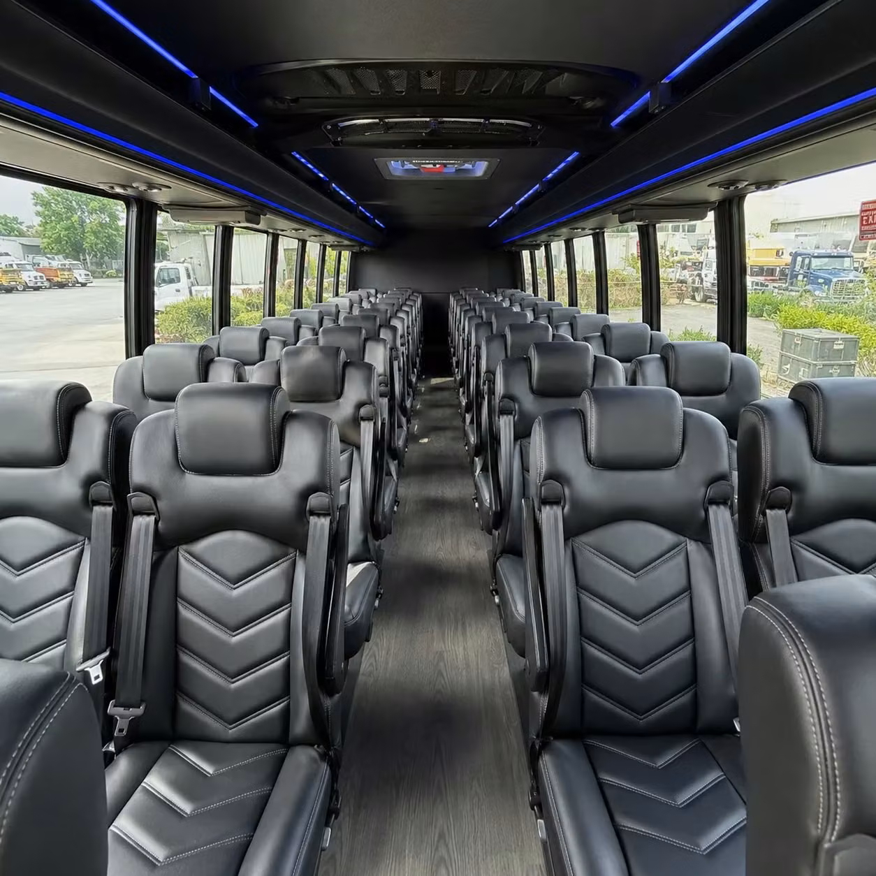 25 passenger minibus inside