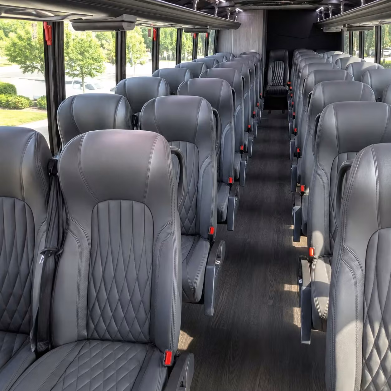 28 passenger minibus inside
