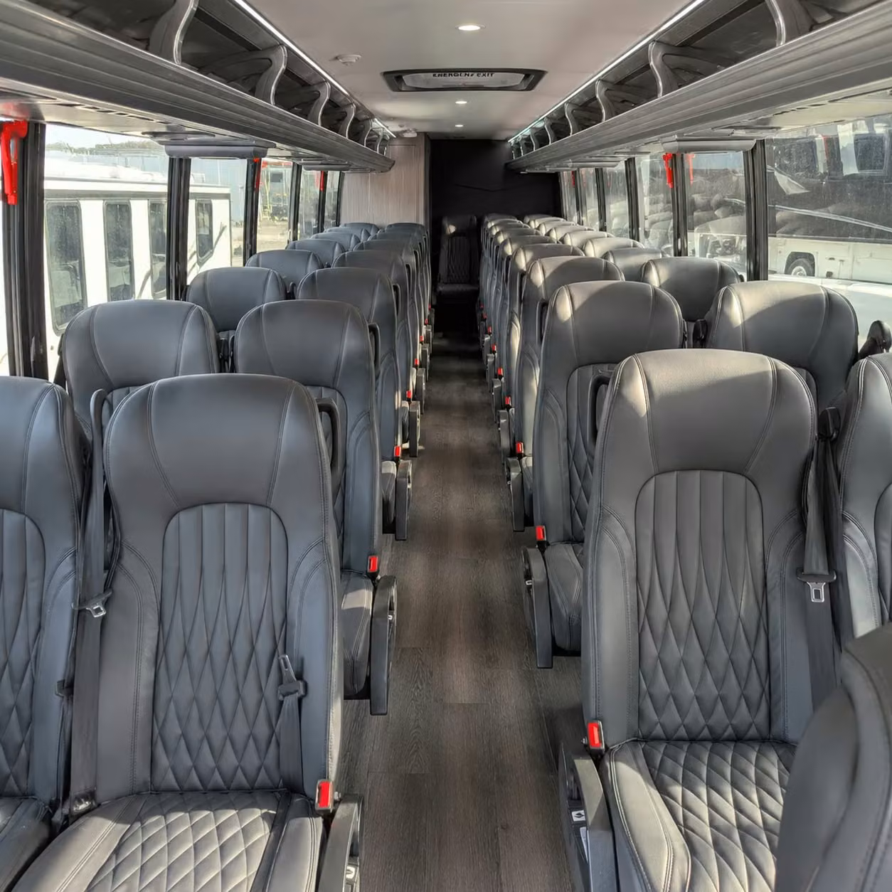 28 passenger minibus interior