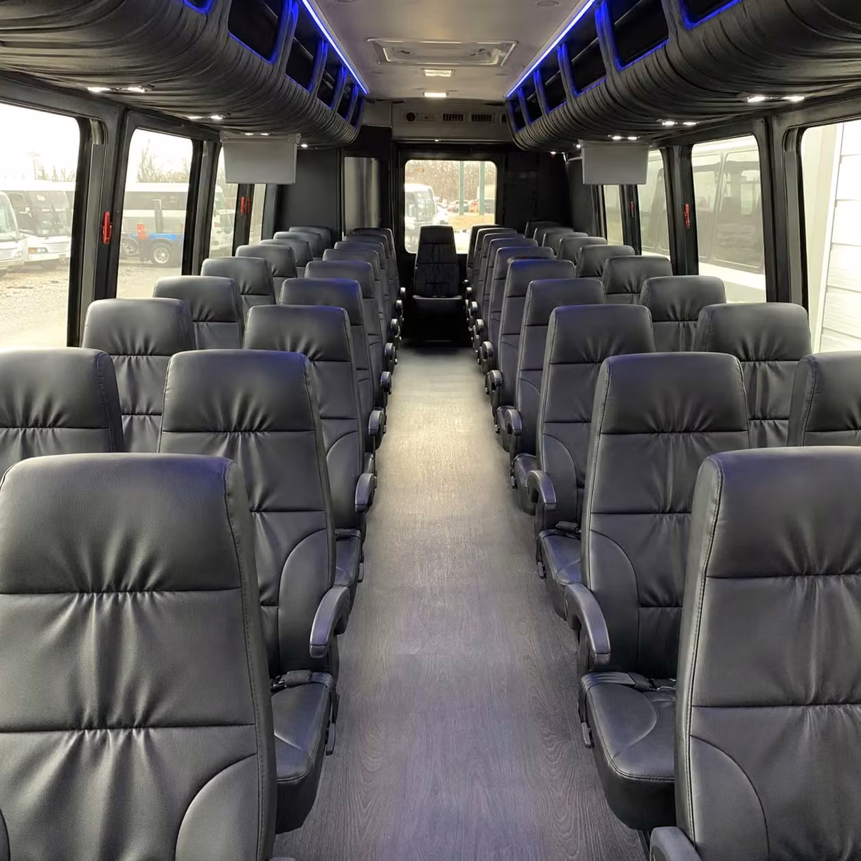 35 passenger minibus interior