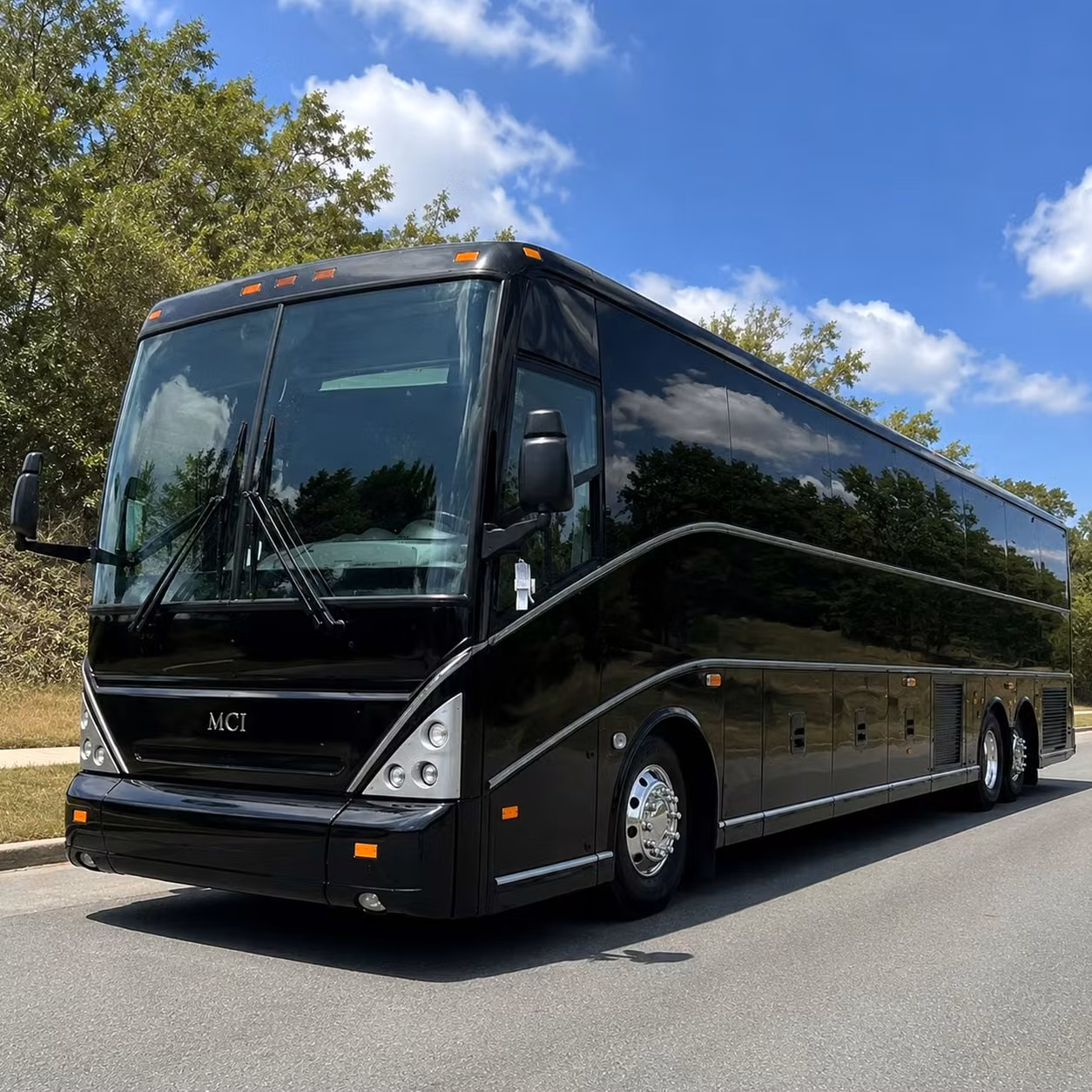 56 passenger charter bus