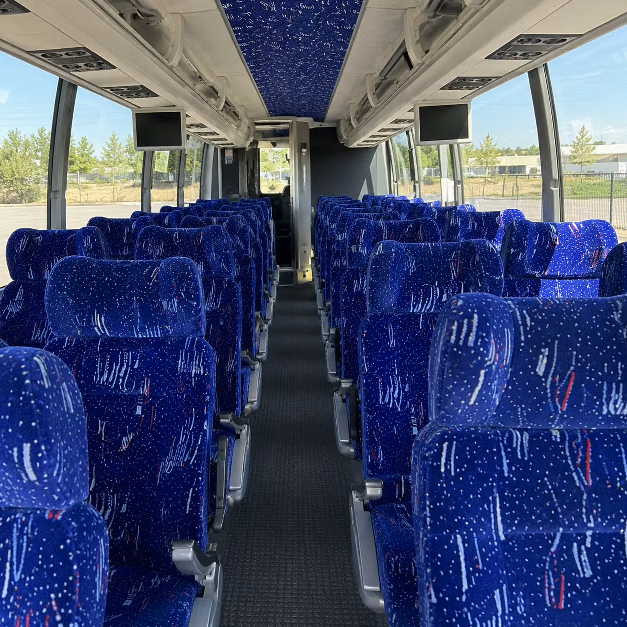 new york city charter bus interior gallery
